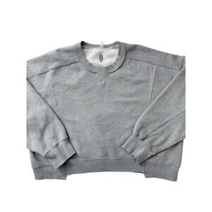 Free people movement intercept grey crewneck - size XL